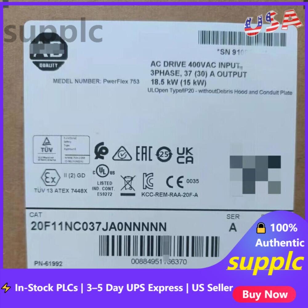 20F11NC037JA0NNNNN Allen Bradley  Inverter 20F11NC037JA0NNNNN  US Free Tax