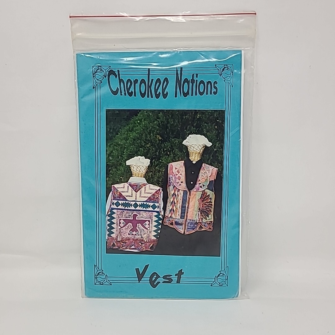 Cherokee Nations Vest Quilting Pattern Thunderbird Applique Craft 1995