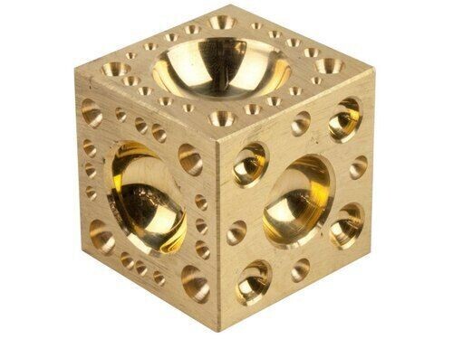 3.5 Centimeter Brass Dapping Doming Block Pcs Gemstone Jewelers