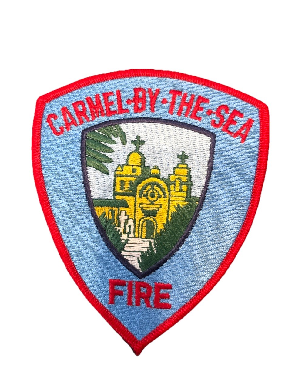 Vintage Monterey California Fire Department Patch Carmel By The Sea New patch