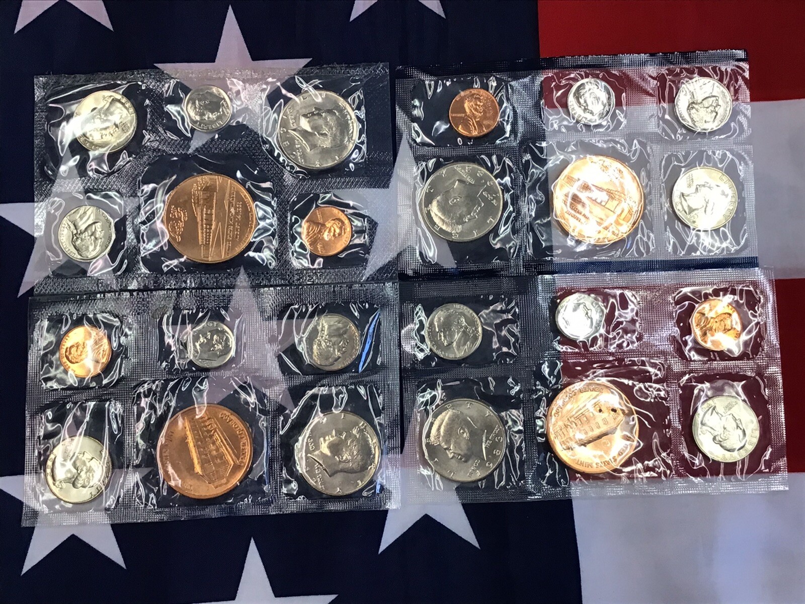 1982-1983 P&D Official US Mint Souvenir Sets as pictured. See description!