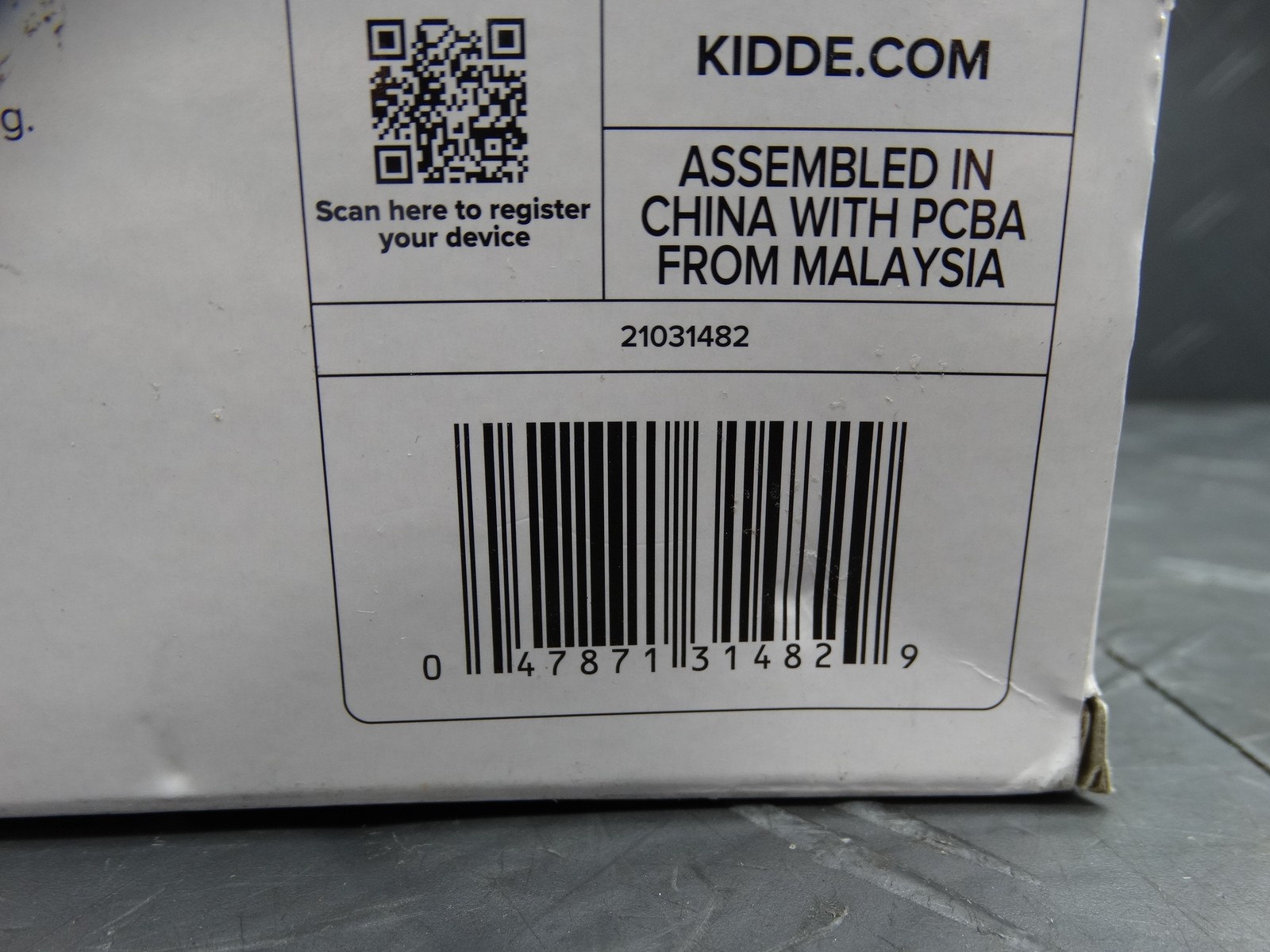 Kidde Hardwired Interconnected Smoke Detector with Photoelectric Sensor 21031482