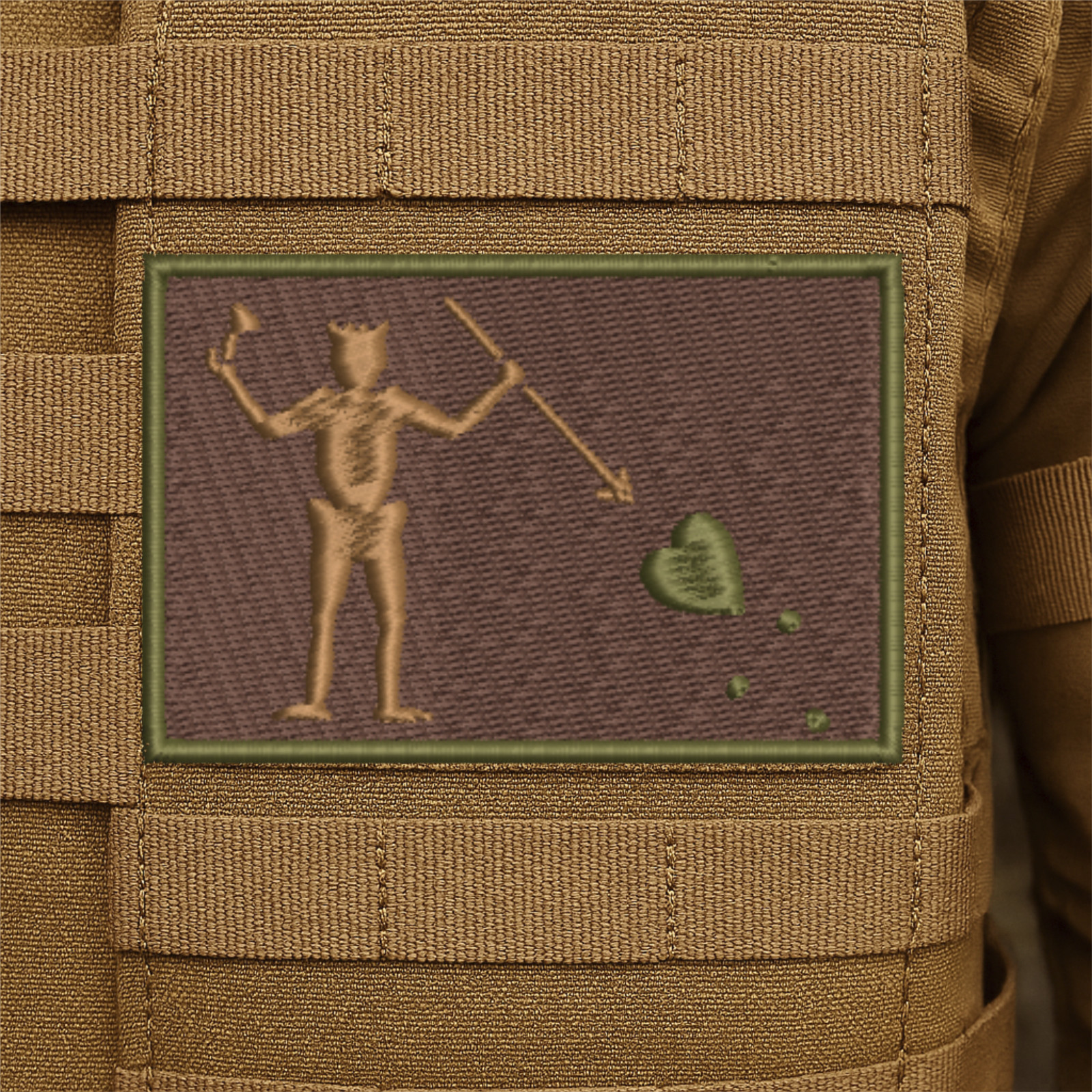 Tactical Blackbeard Pirate Embroidered Morale Patch - 2" X 3", Hook & Loop Back