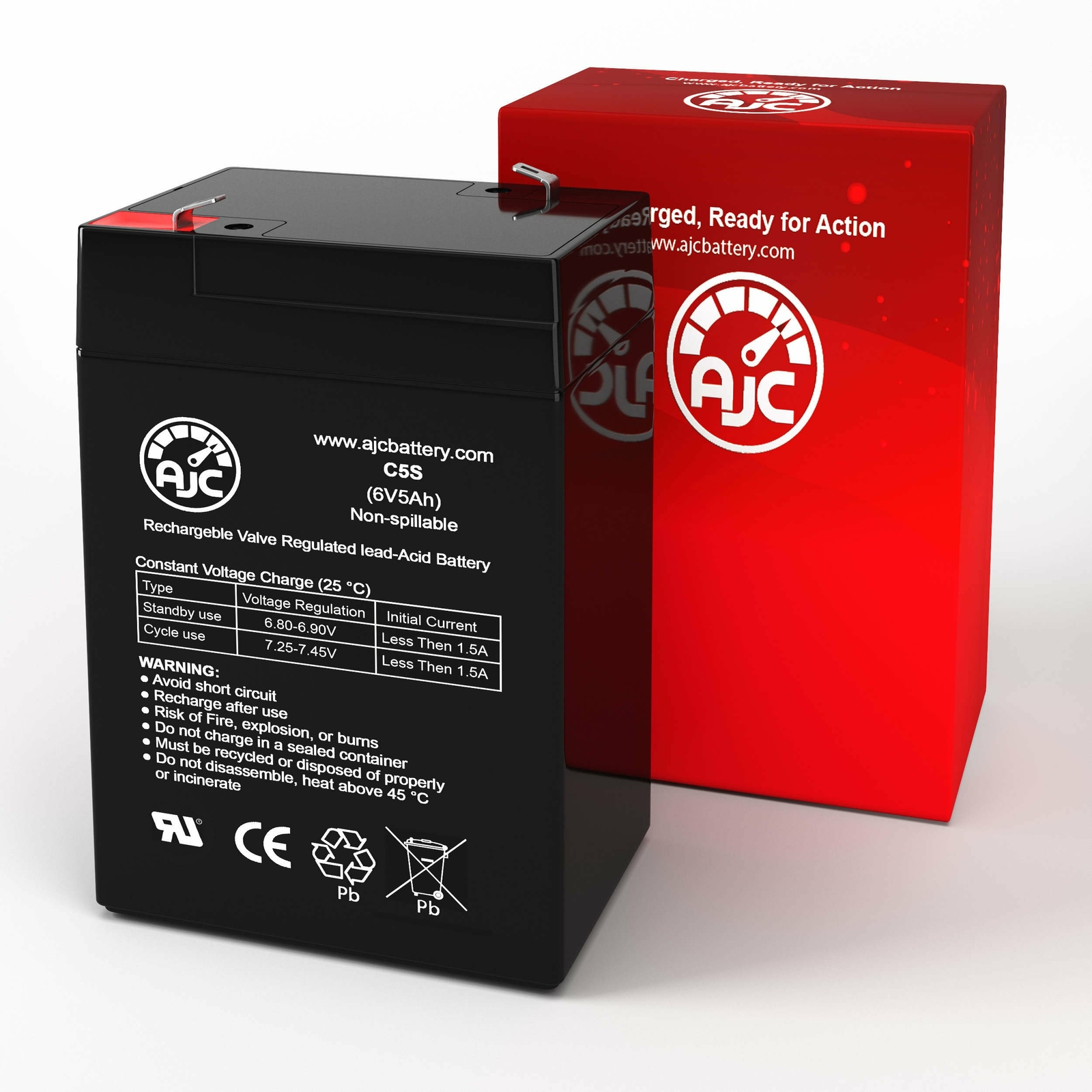 OPTI-UPS CS385B 6V 5Ah UPS Replacement Battery