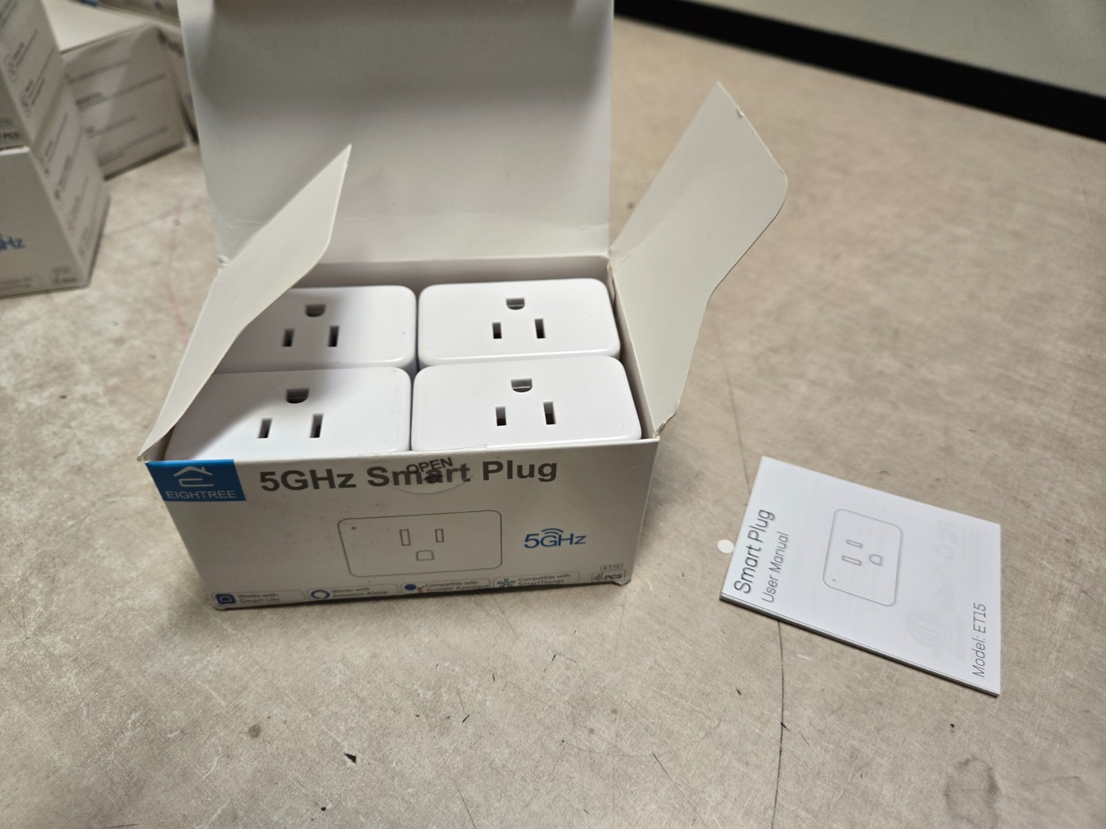 X4 PACK EIGHTREE Mini Smart Plug 5GHz & 2.4GHz Wi-Fi Comp w/ Alexa & Google Home