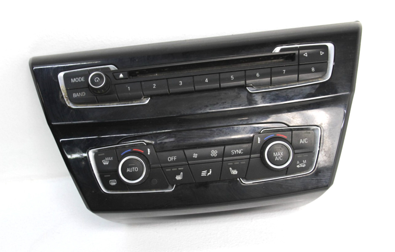 2016-2022 BMW X1 X2 CENTER DASH AC HEAT CLIMATE RADIO SWITCH BEZEL TRIM OEM 10B