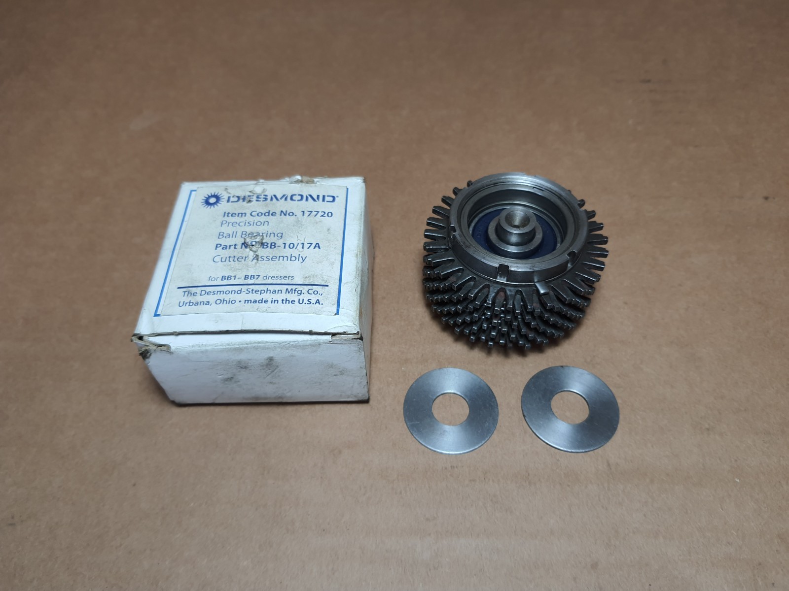 Desmond BB-10/17A Replacement Bearing and Cutter Assembly for BB1 - BB7 Dressers