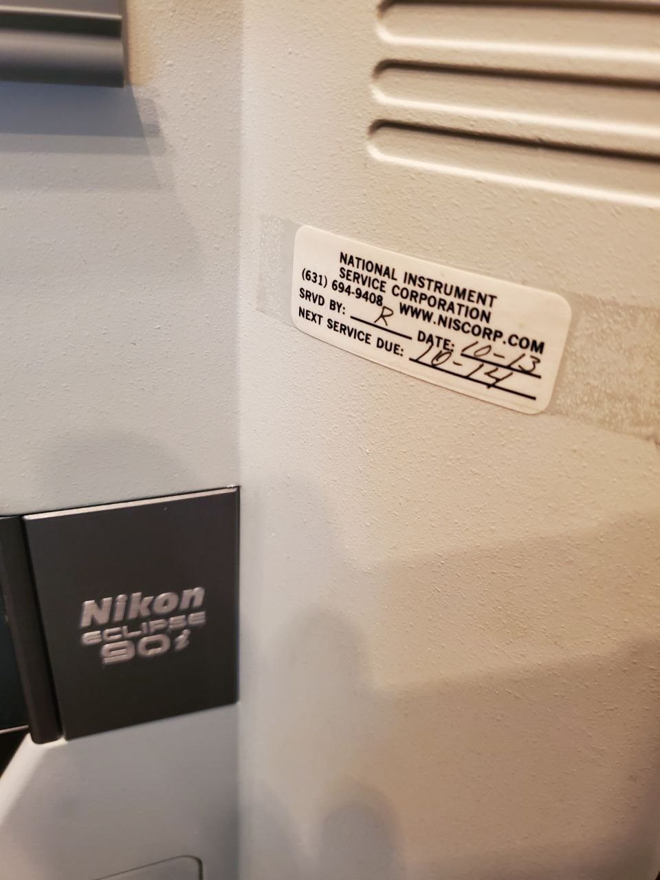 Nikon Eclipse 90i Fluorescence Microscope with Digital Imaging Head