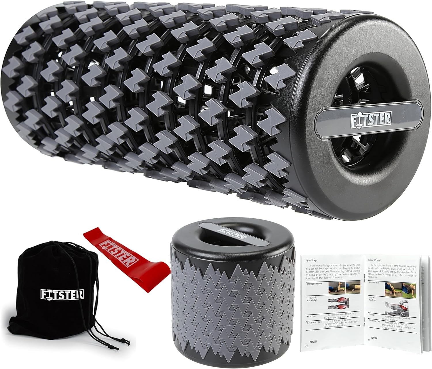Collapsible Fo Roller for Exercise and Recovery, Easily Portable at 5.5