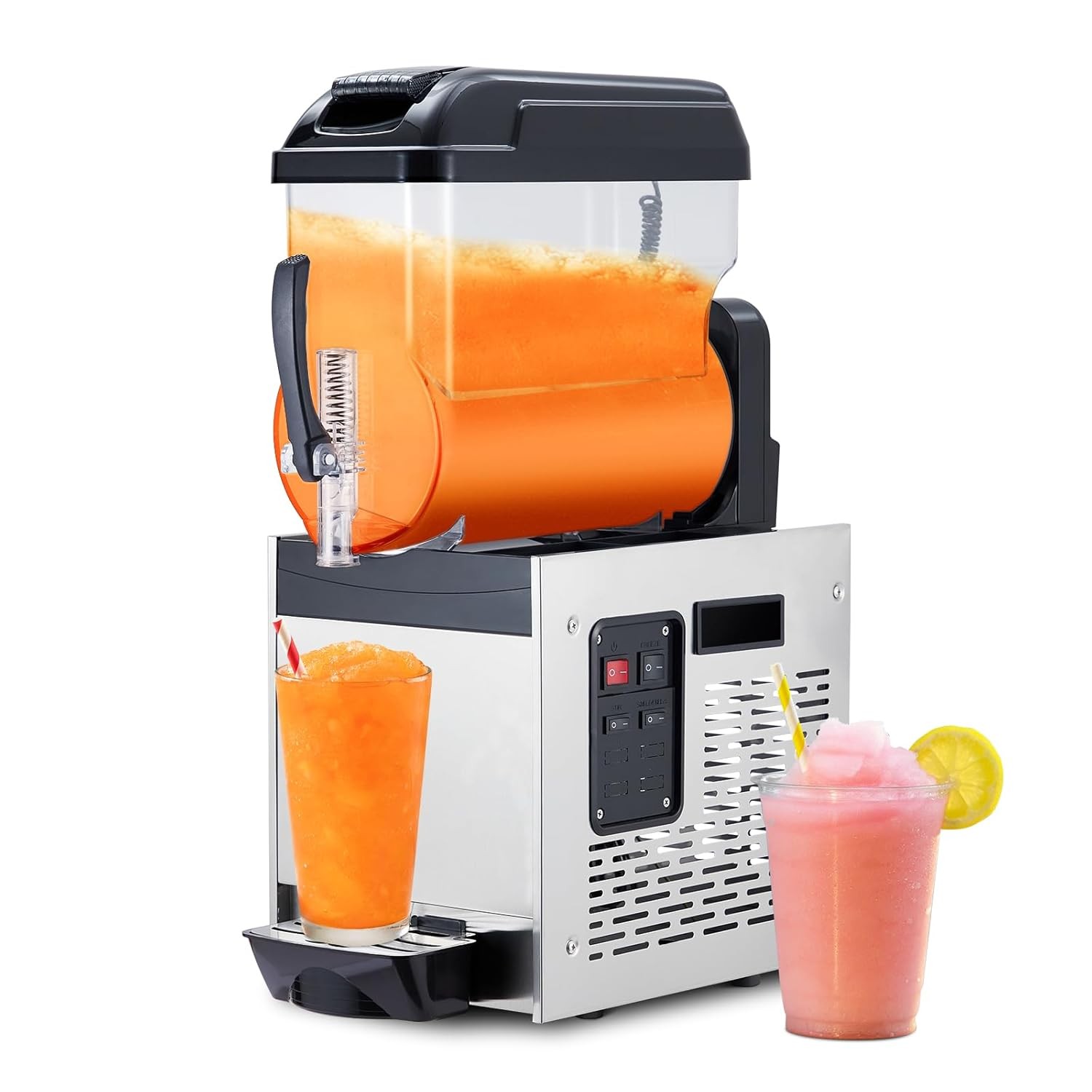 Garvee 700W Slushie Machine Single Tank 12L/3.2Gal,Frozen Drink Margarita Maker