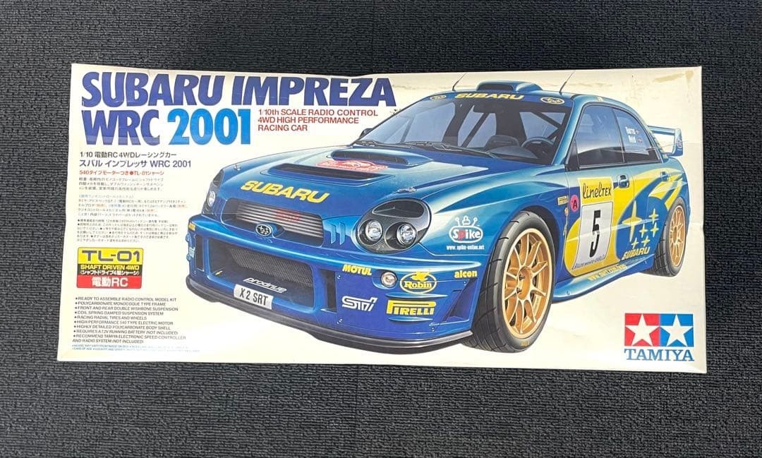 Tamiya Subaru Impreza WRC 2001 TL-01 4WD 1/10 Electric RC Car Kit japan