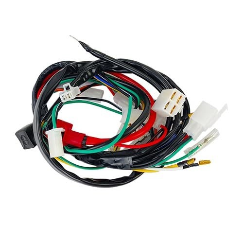 Electric Wiring Harness Kit with CDI Ignition Coil - Compatible with 4-Stroke
