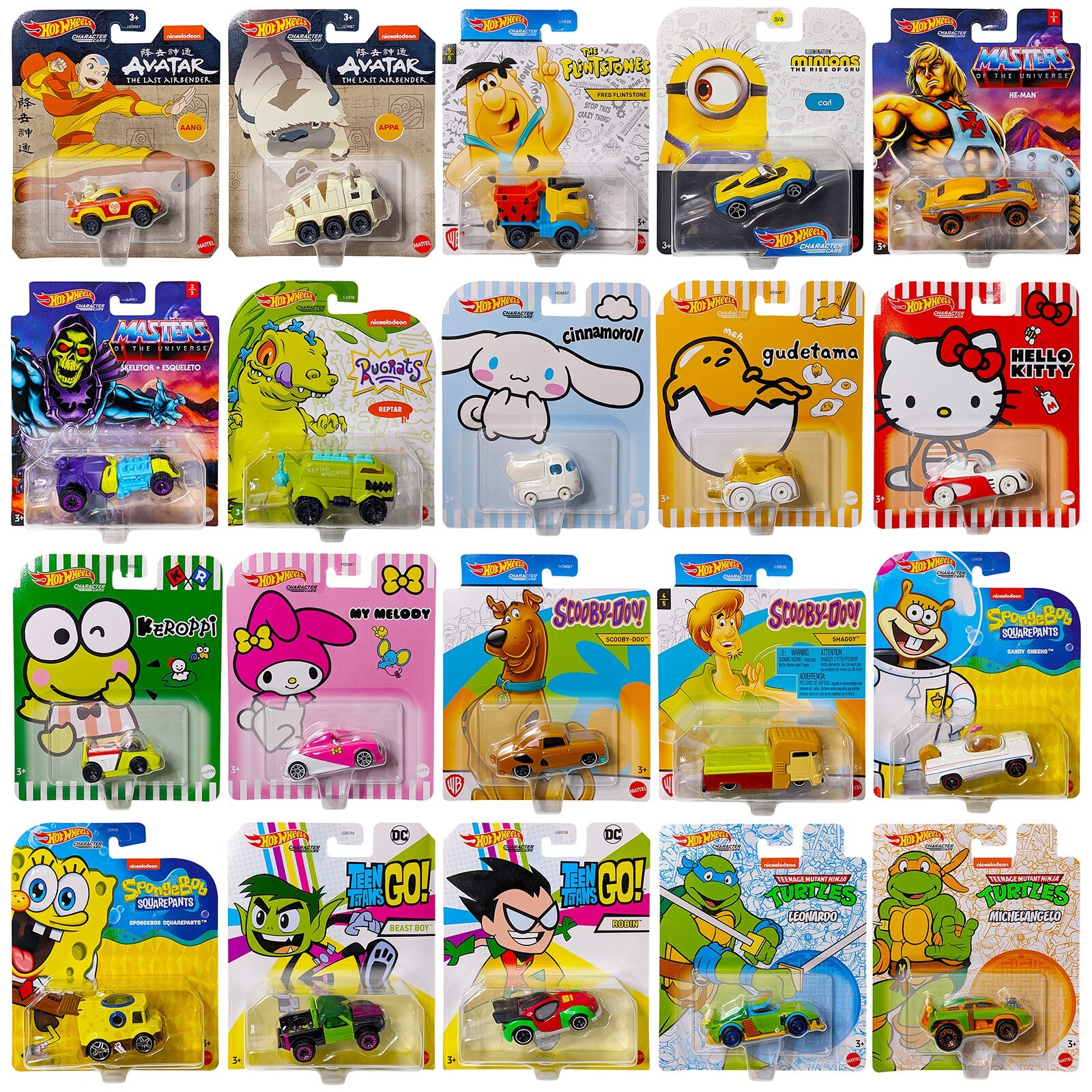 HOT WHEELS CHARACTER CARS - TV, CARTOONS, ANIME & CLASSICS - Pick and Choose!!