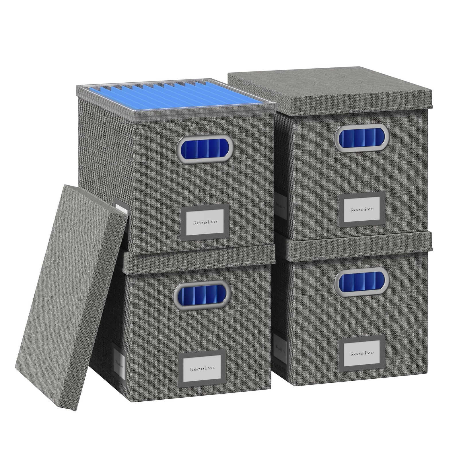 Grsqys - For Hanging Files Lid Set Of 4 Decorative Hanging