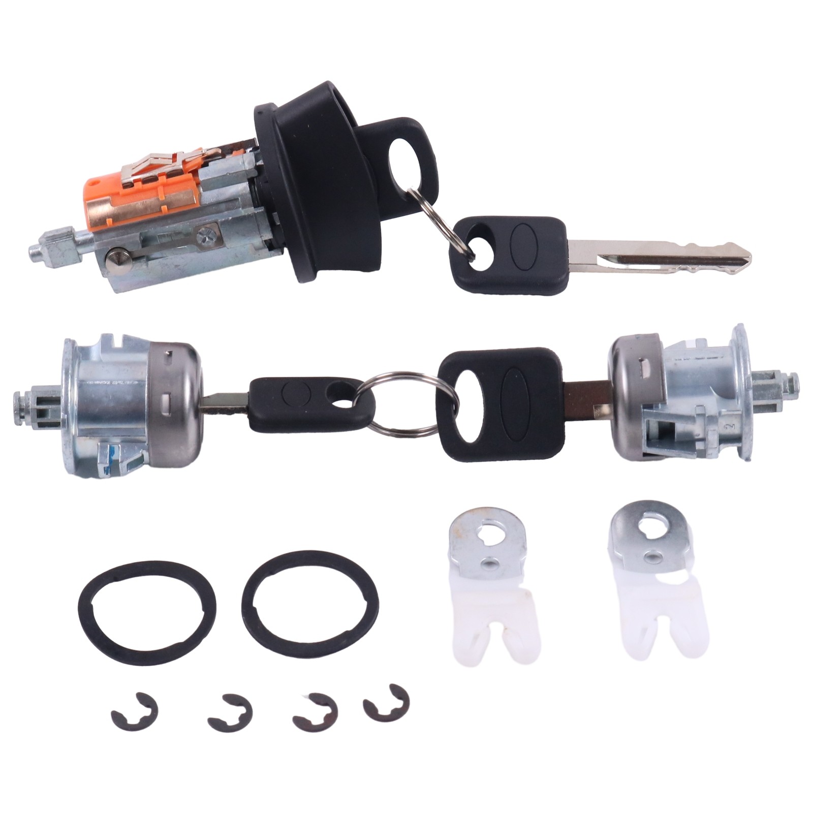 Ignition & Door Lock Cylinder For 1997-2007 Ford F150 F250 F350 F450 KEYED ALIKE