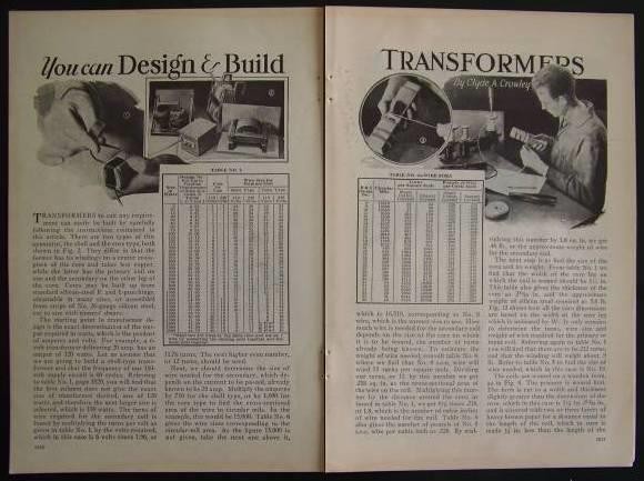 Transformers How-To Design and Build 1932 INFO Custom Amp