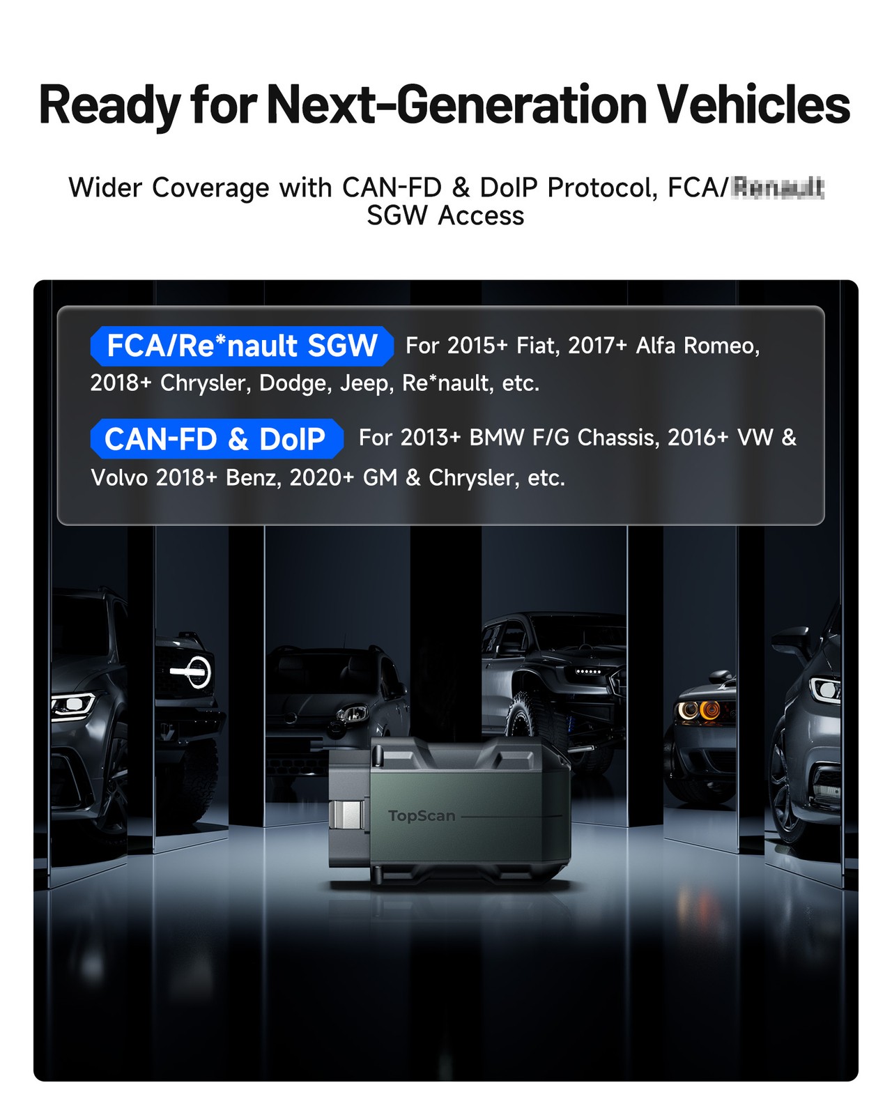 TOPDON Topscan Master Code Reader Car Diagnostic Tool All System OBD2 Scanner