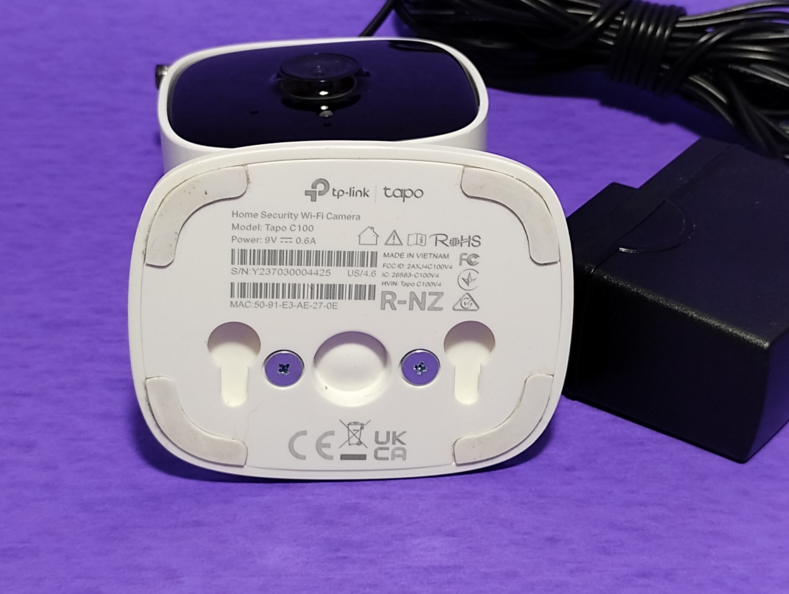 TP-Link Tapo C100 1080p Indoor Wi-Fi Security Camera