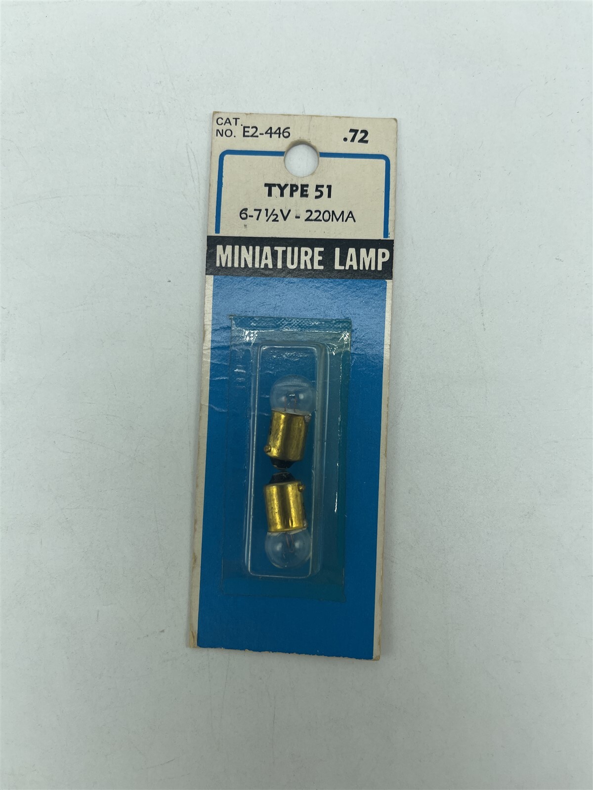 Type 51 6-7 1/2V - 220MA Miniature Lamp E2-446