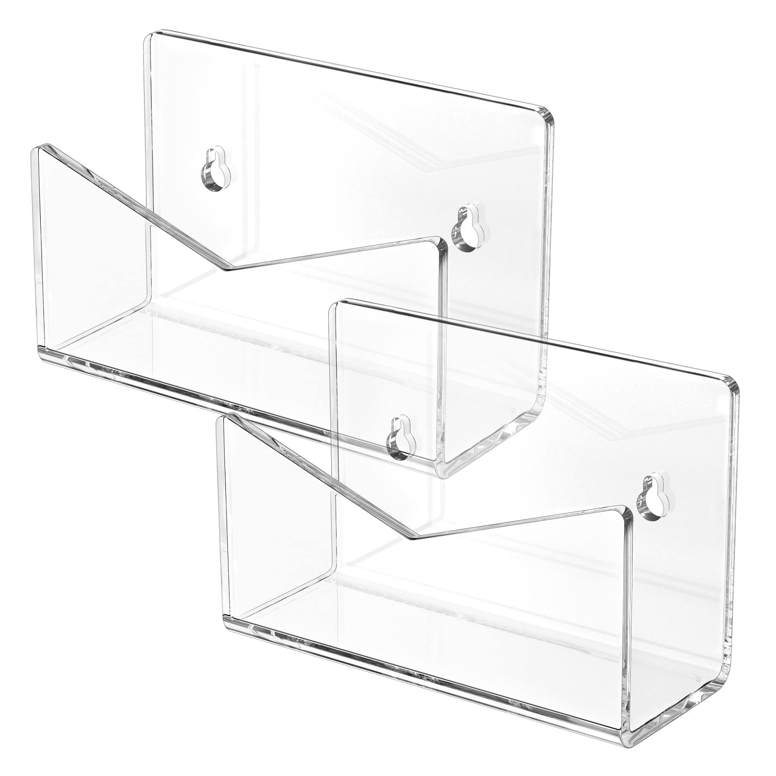 Richboom Acrylic Mail Holder, Envelope Holder for Desk Countertop Letter Hold...