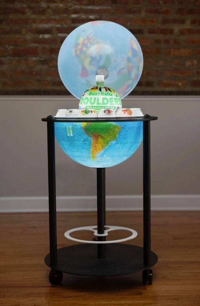 BuzzBallz Globe Cart Limited Edition Sold Out 1/42 World Cup buzz ballz IN HAND