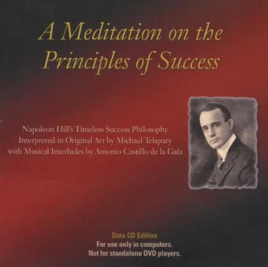 A Meditation On The Principles Of Success PC CD-ROM Napoleon Hill philosophy!