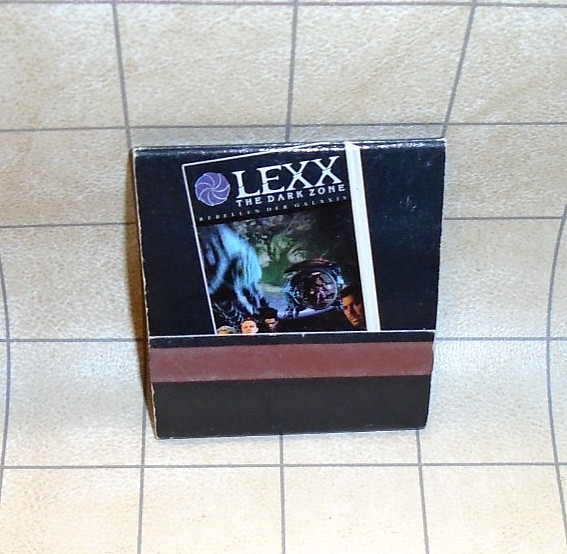Lexx The Dark Zone Video Store Promo Matchbook - German (Sci-Fi Channel)