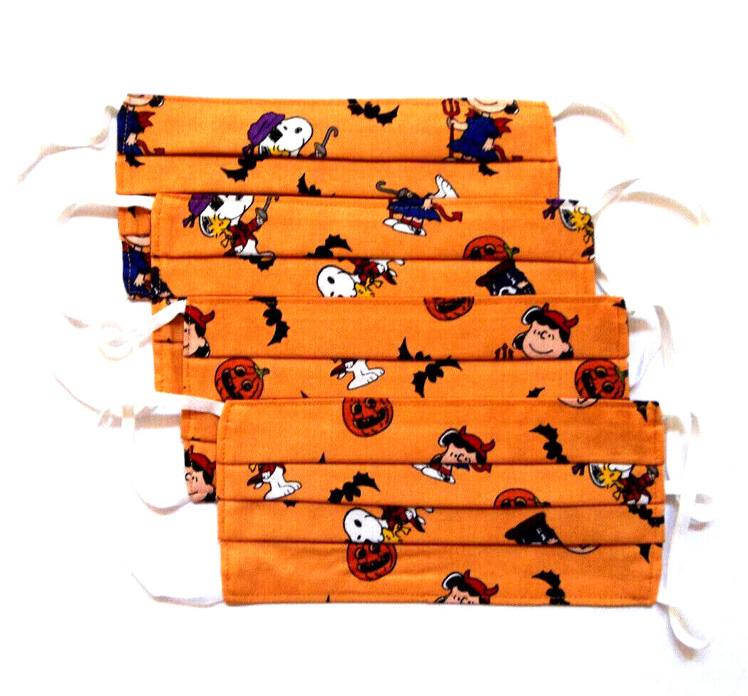 Peanuts & the Gang Face Masks Qty 4