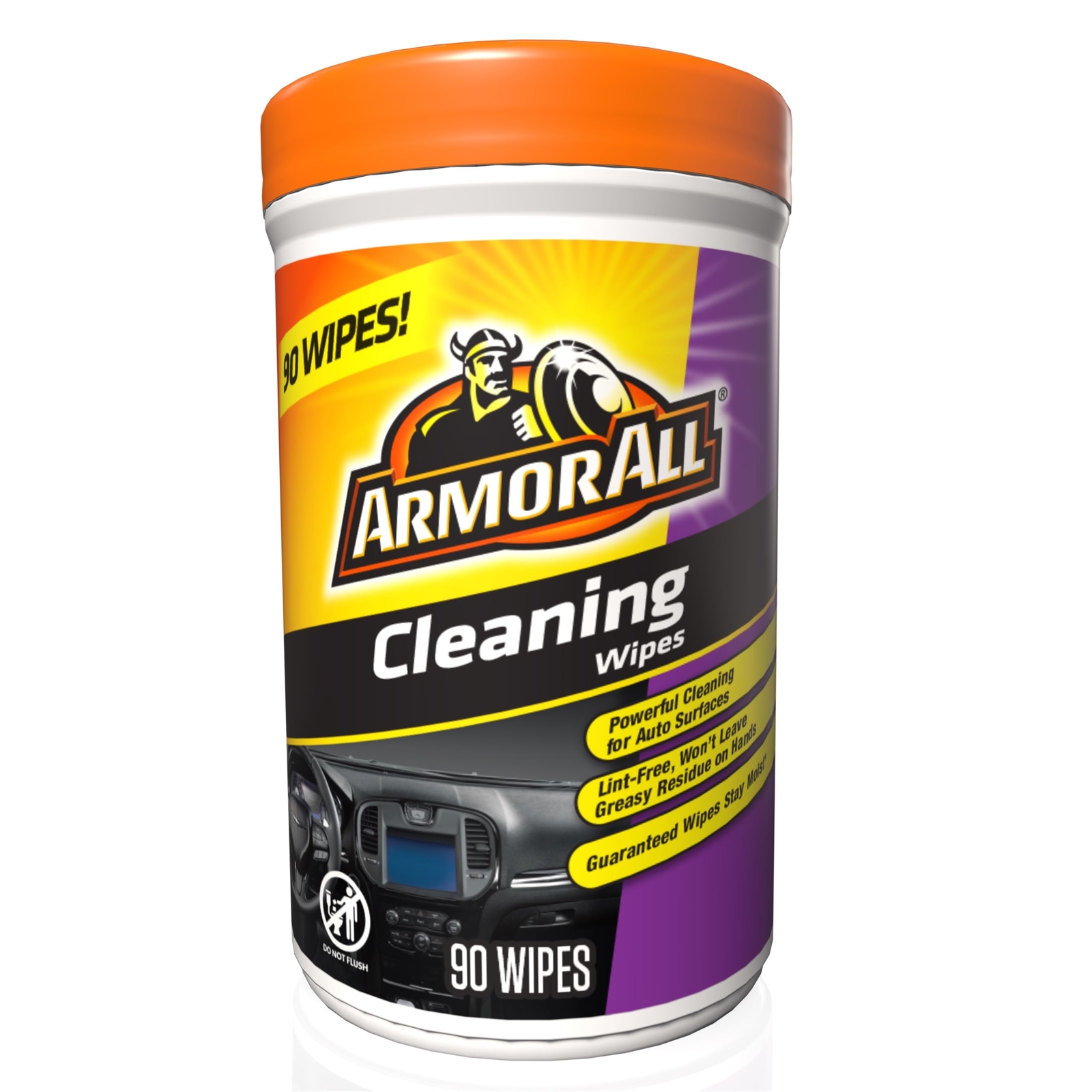 Armor All Car Cleaning Wipes for Car Interior and Car Exterior, 90 Wipes Each