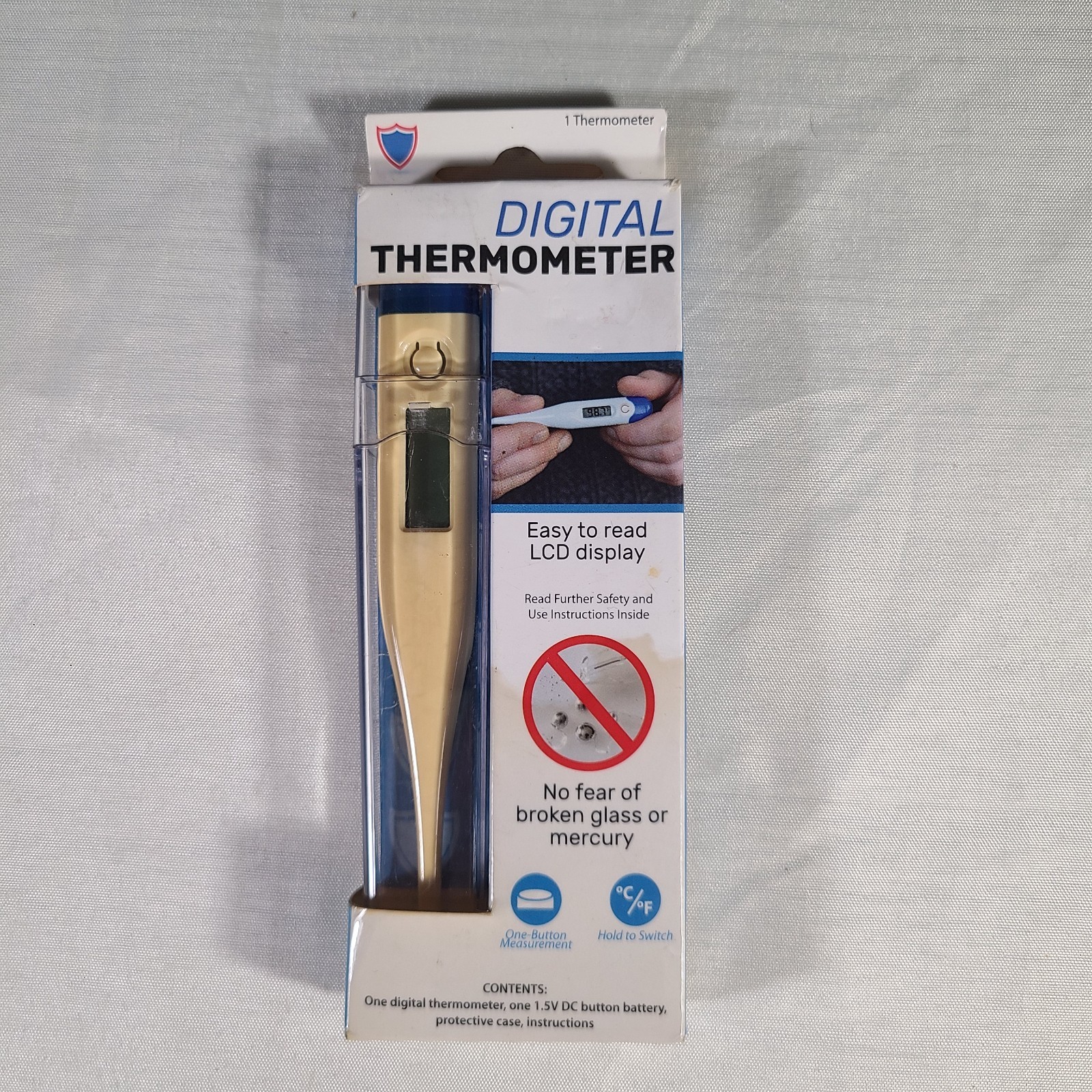 LCD Medical Digital Thermometer In Original Box Tested & Works