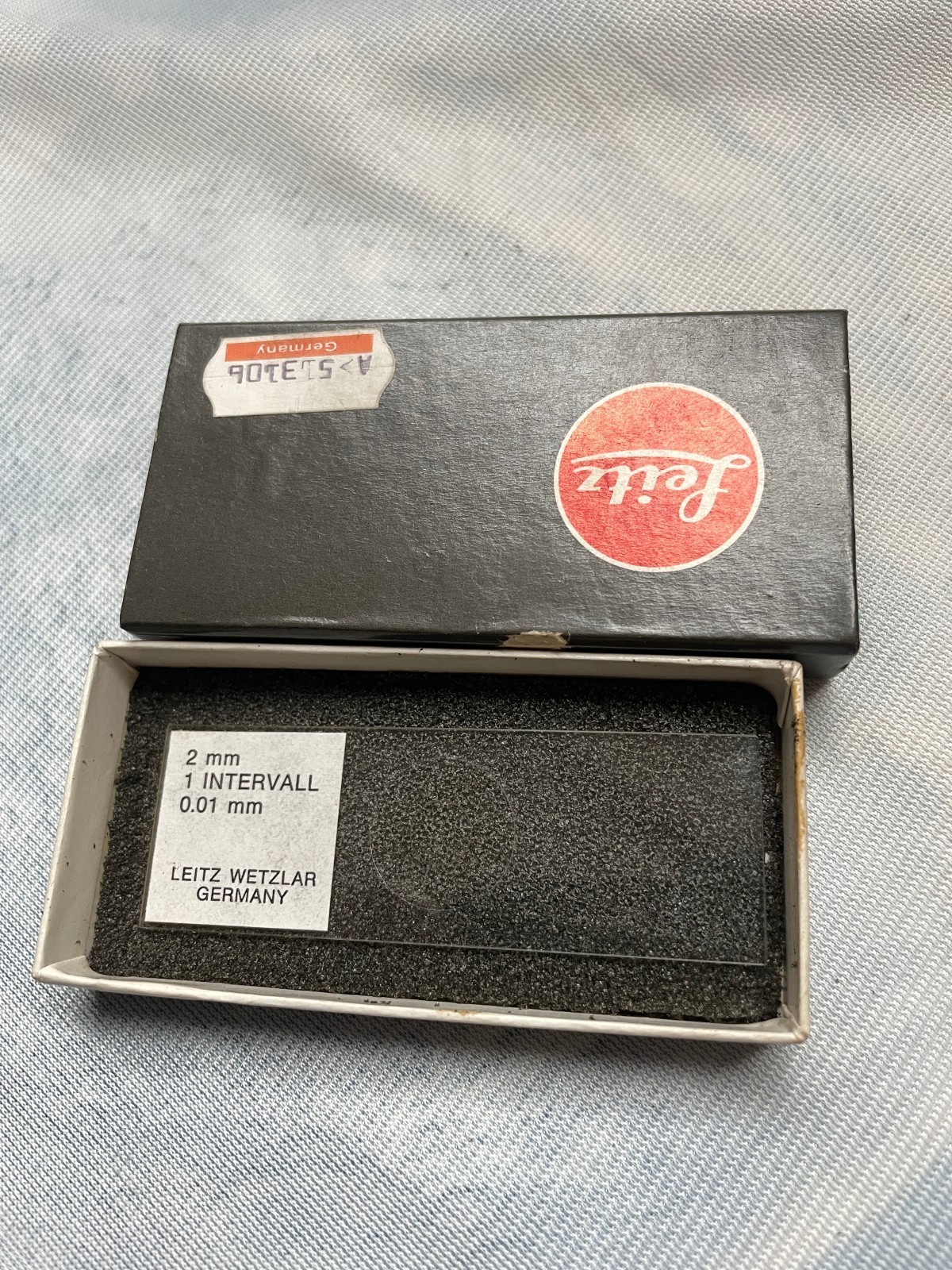 Leitz microscope accessories - micrometer 0.01mm High quality original packaging