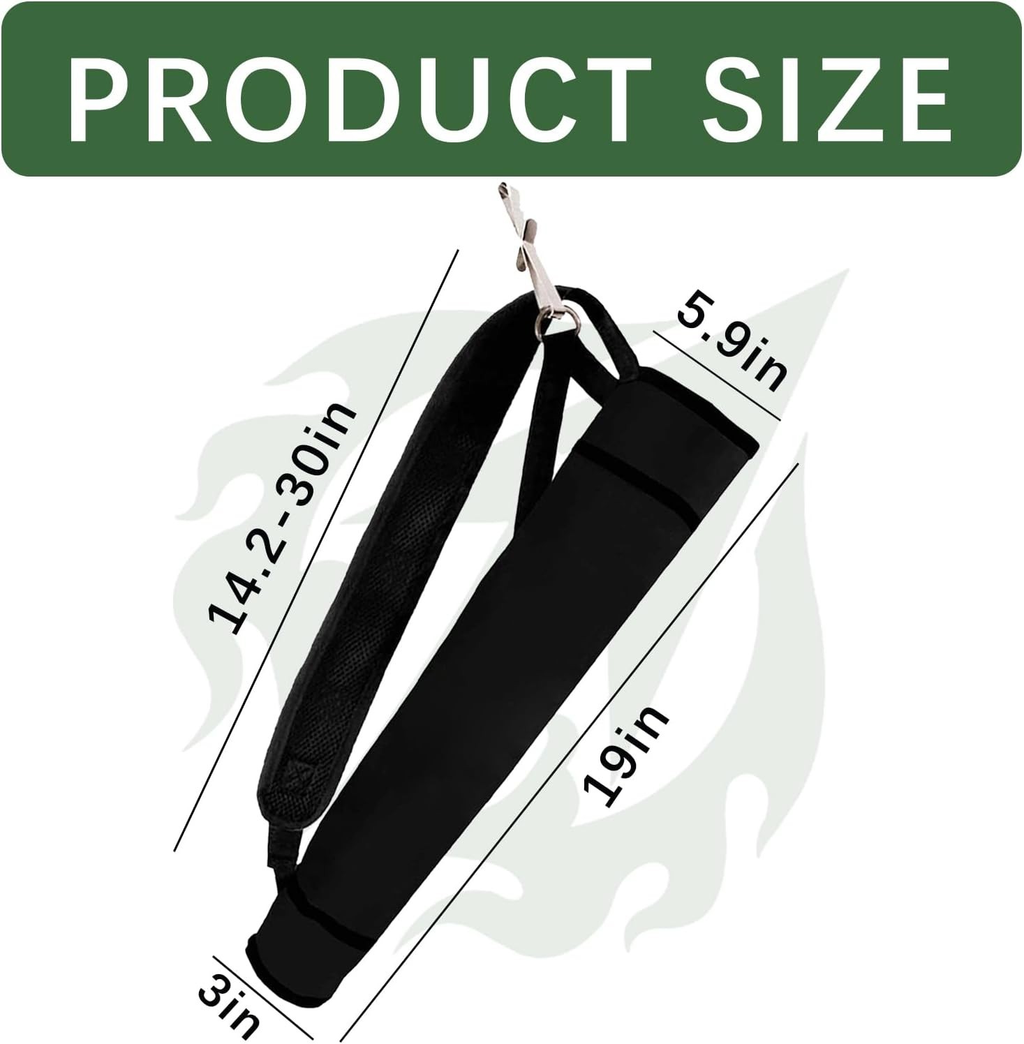 Archery Quiver Adjustable Arrow Backpack Bag Holder