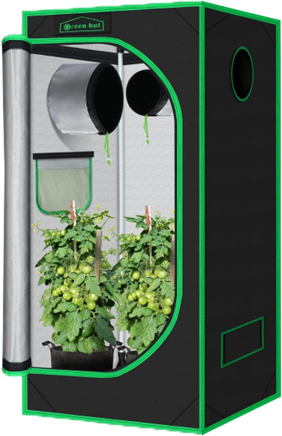 3x3 Grow Tent 36"x36"x72" Growing Tent W/ Observation Window & Floor Tray