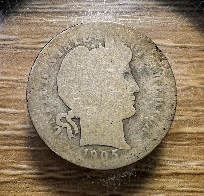 1905-P Barber Dime - Actual Coin Shown - Free Shipping & Tracking INV#181