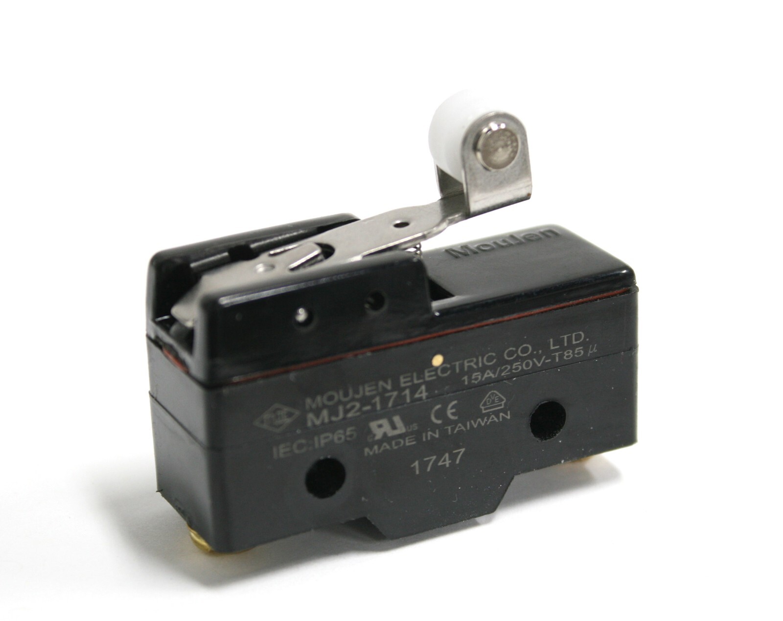 MJ2-1714 Short Oil Tight Hinge Roller Lever 15A Moujen Side Mount Micro Switch