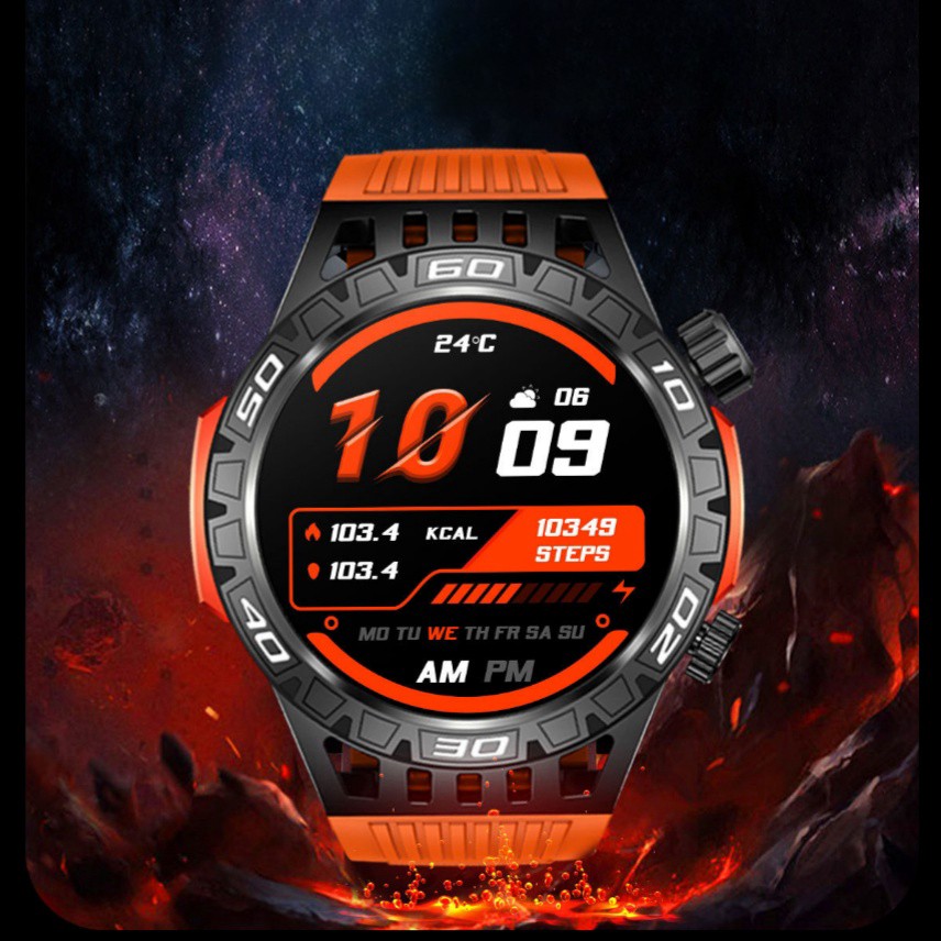 Outdoor Bluetooth Calling HT22 Compass Flashlight Heart Rate Blood Pressure More