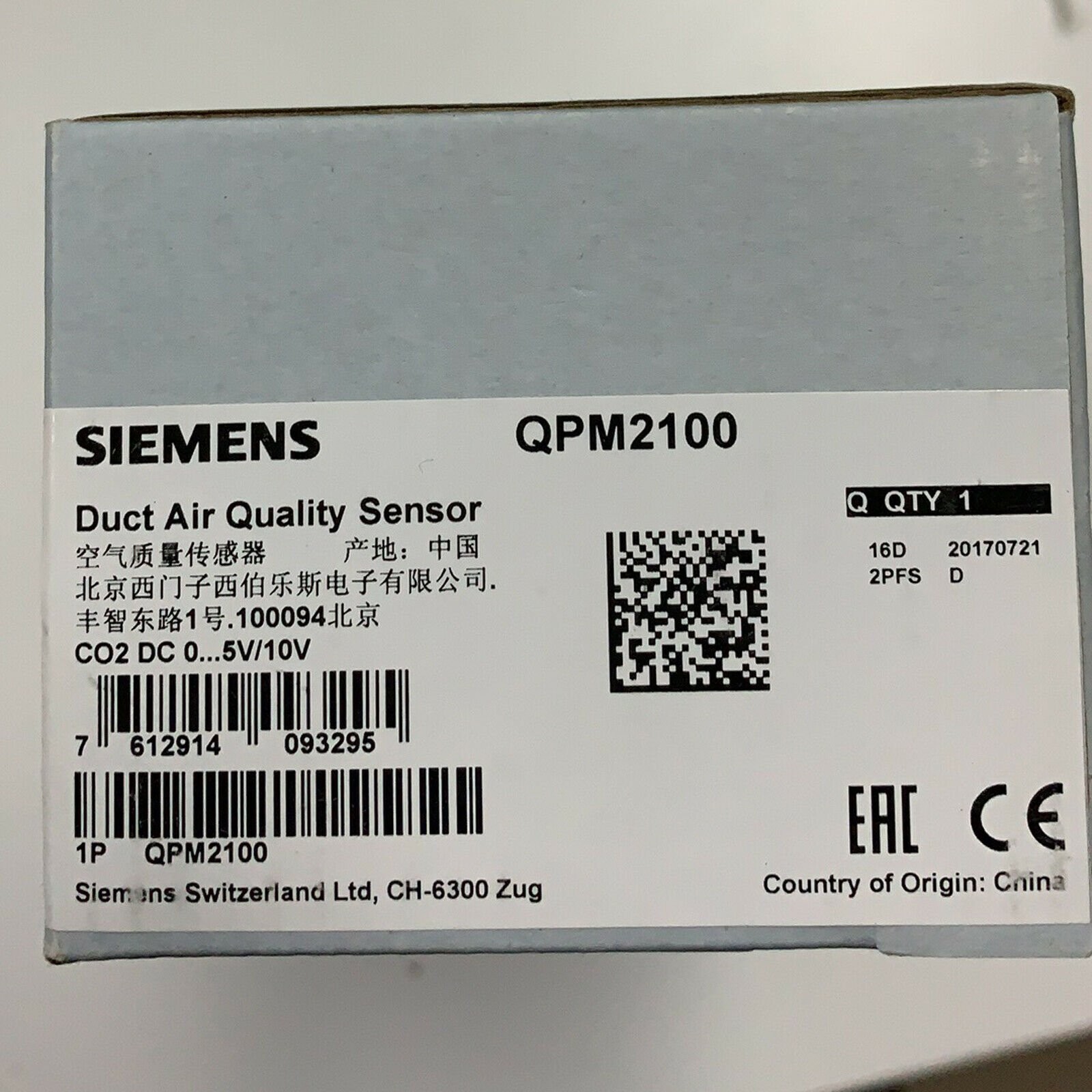 ONE New SIEMENS QPM2100 QPM2100 Sensor Free Shipping