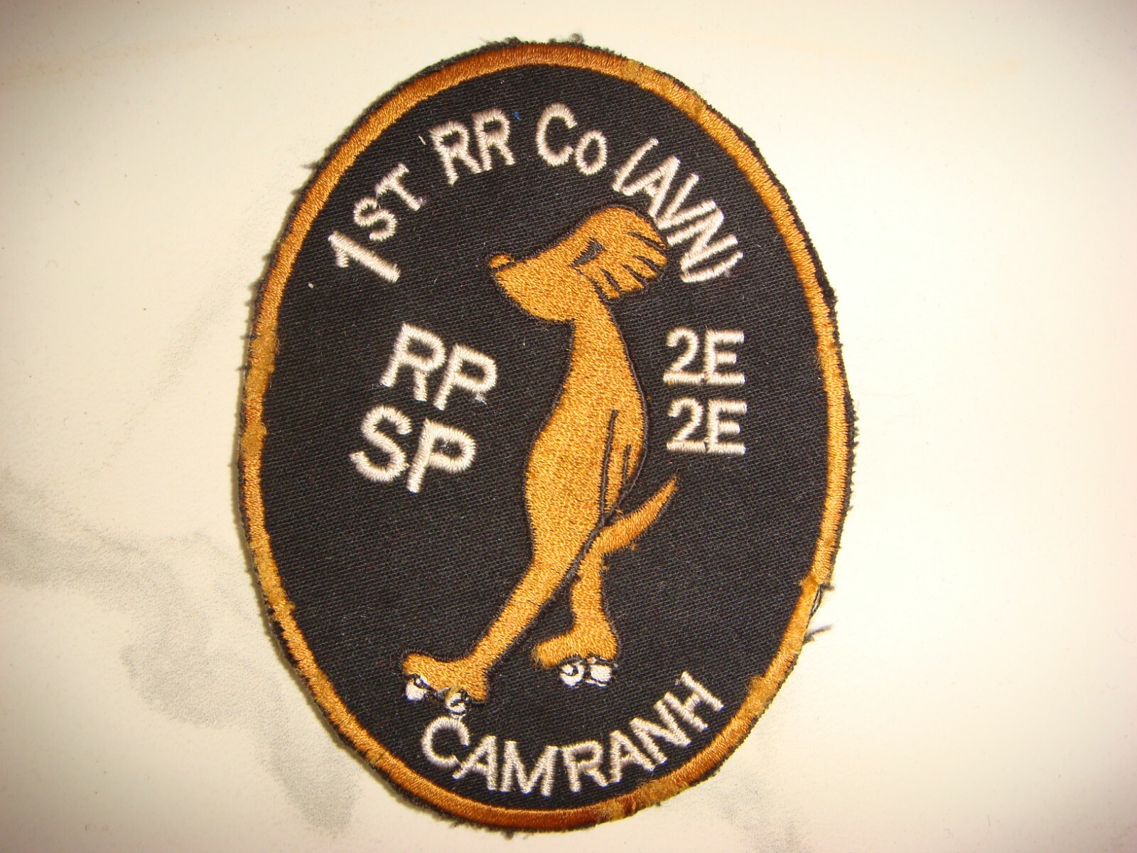 US AVIATION 1st RADIO RESEARCH Co. AT CAM RANH, VIETNAM WAR PATCH