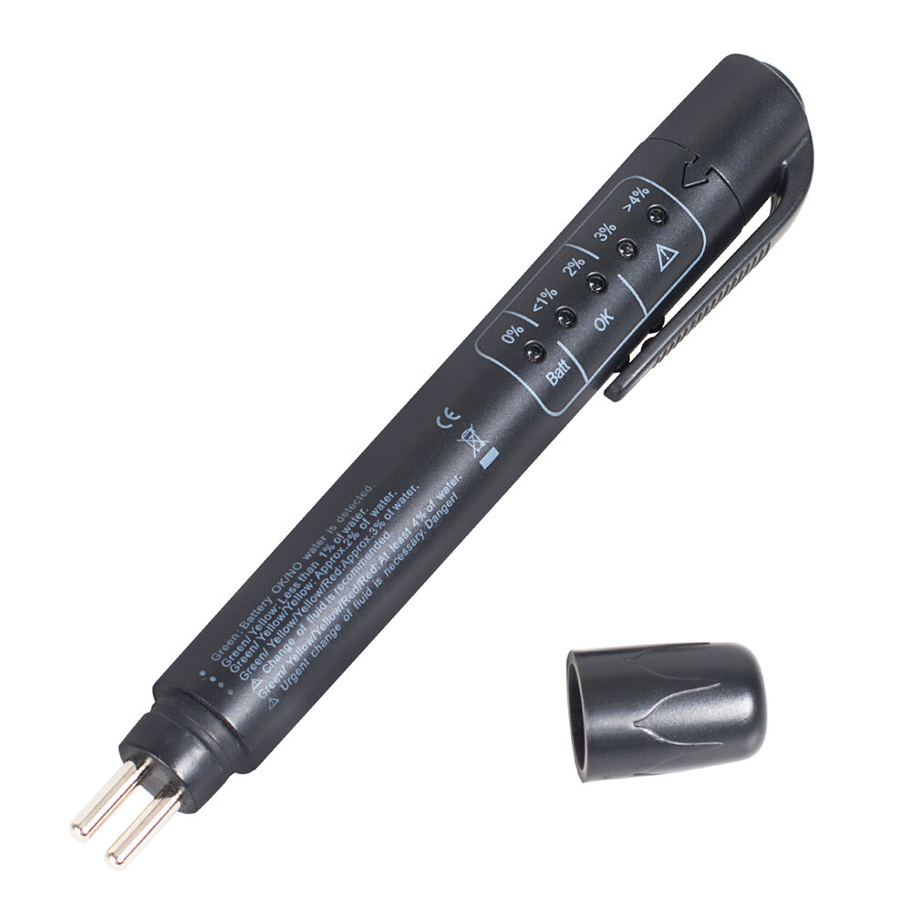Brake Fluid Tester Pen Oil Testing Moisture Diagnostic Tool For DOT3 DOT4 DOT5