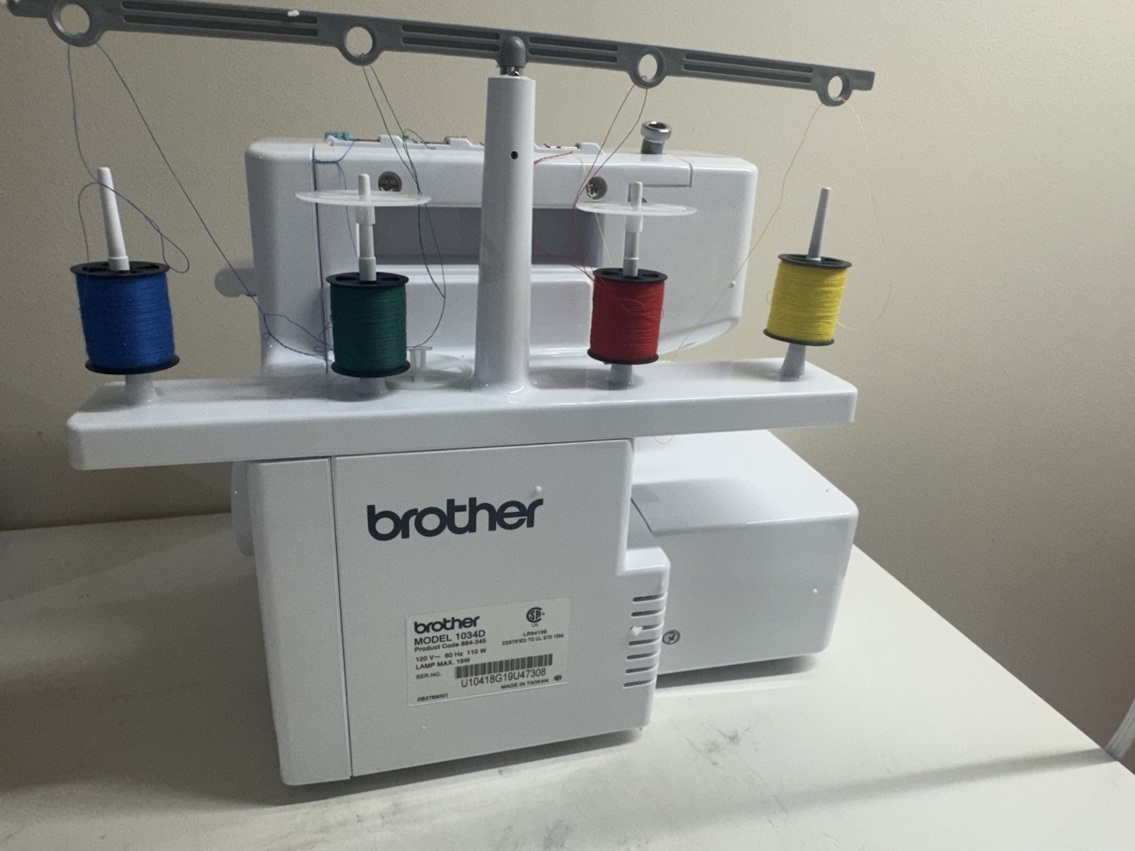 Brother 1034DX 3/4 Thread Serger Machine