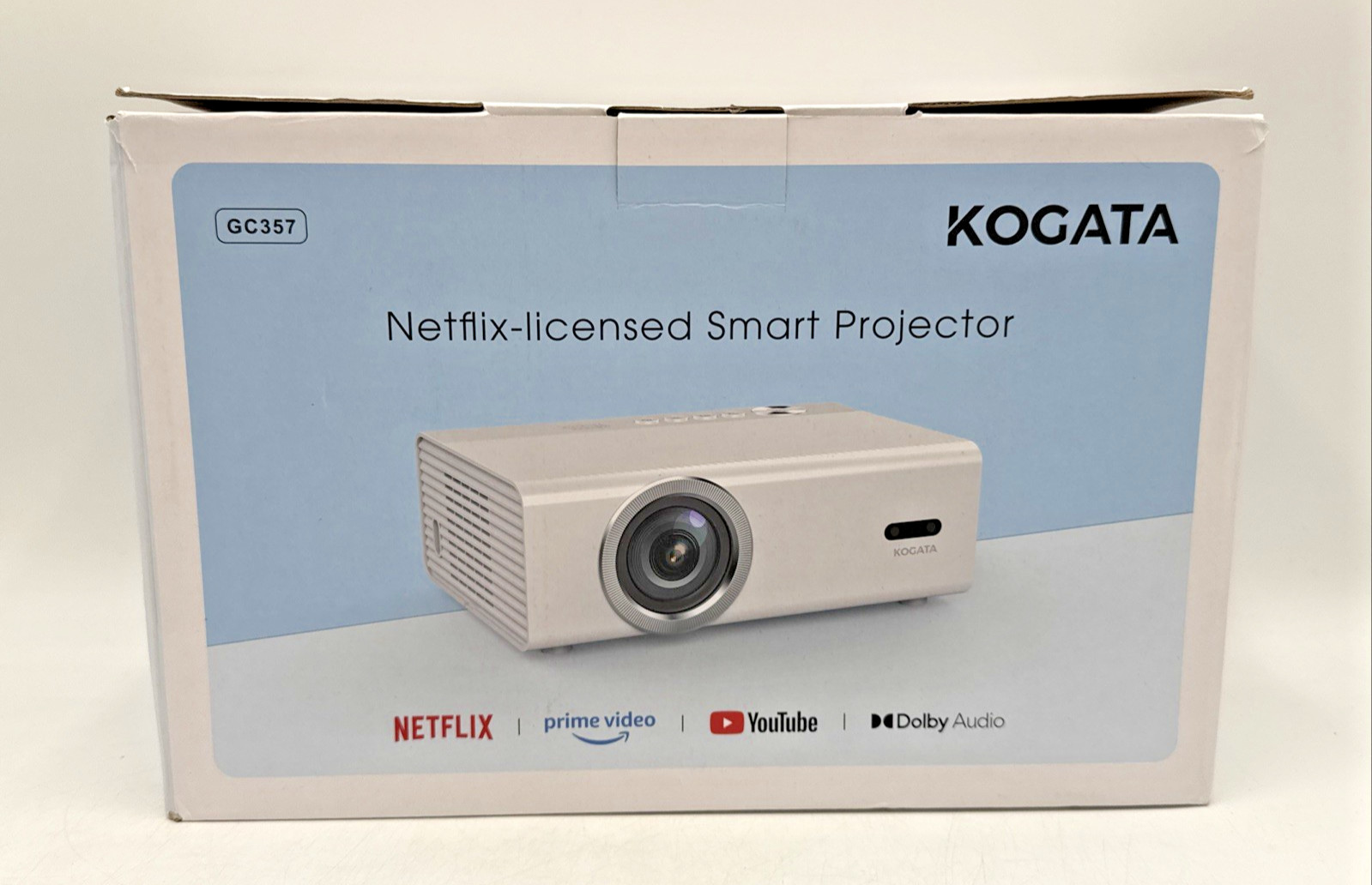 Netflix-Officially-Licensed Mini Movie Projector with Wifi and Bluetooth, 1080P