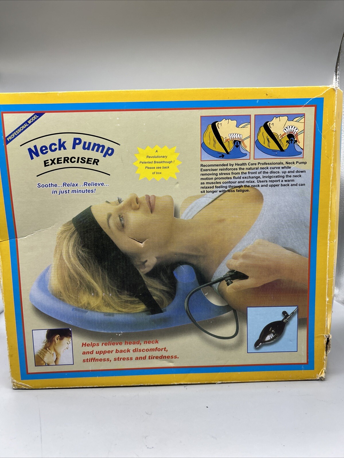 Neck Pump Exerciser Professional Model Posture Pump Neck Cervical Disc Pain