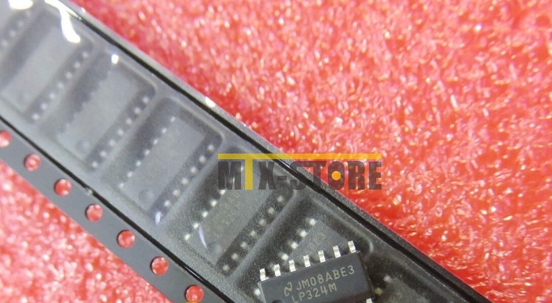 5PCS LP324M TI IC OPAMP GP 100KHZ 14SOIC #E8