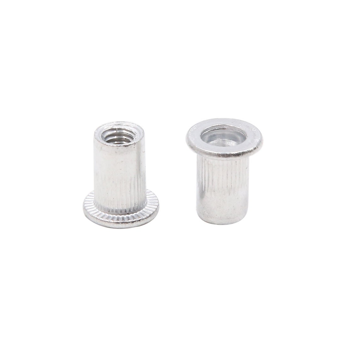 60pcs Aluminum Alloy Flat Head Rivet Nut Insert for Car