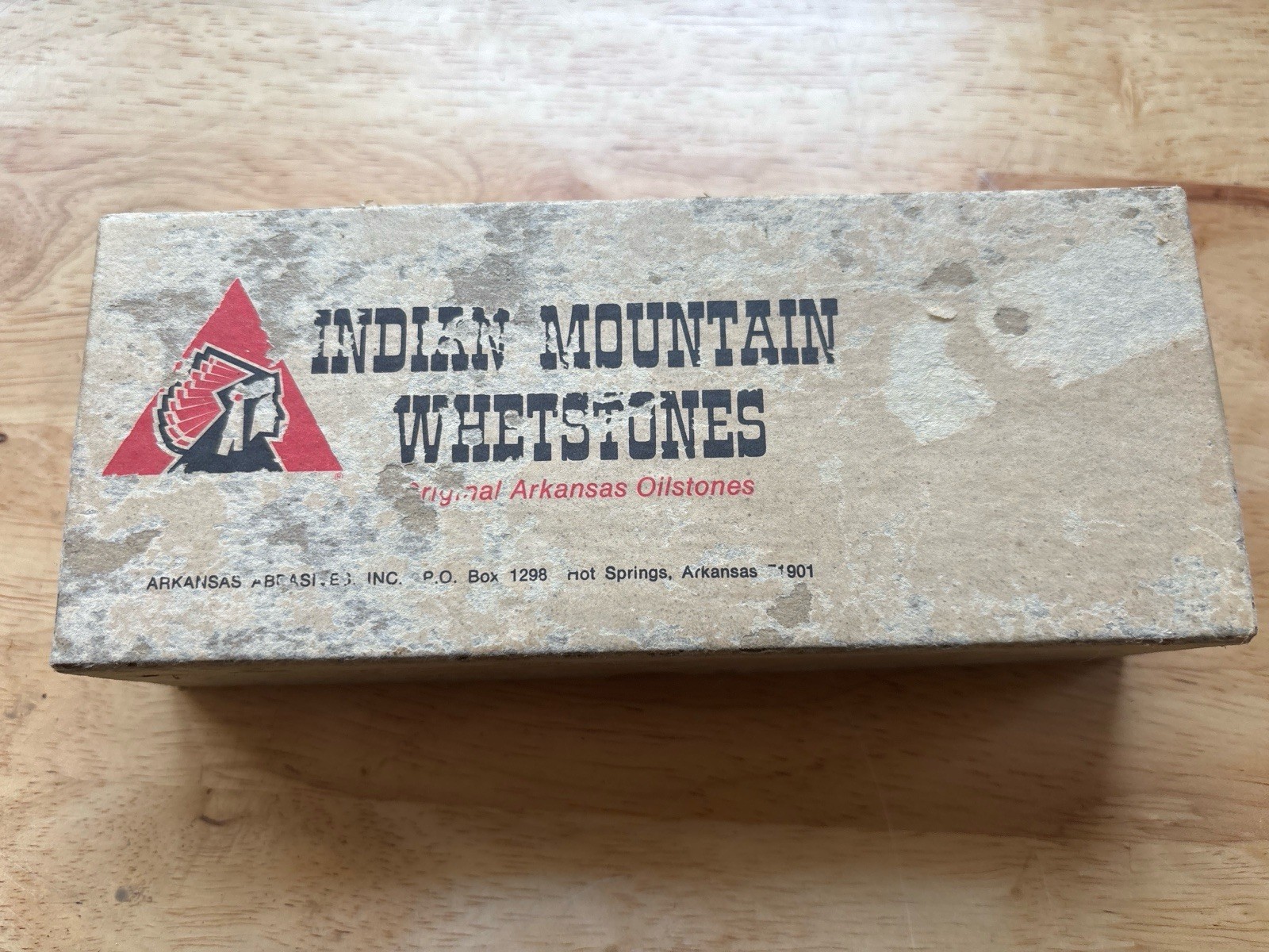 Indian Mountain Whetstones Arkansas Oilstone In Original Box Vintage USA