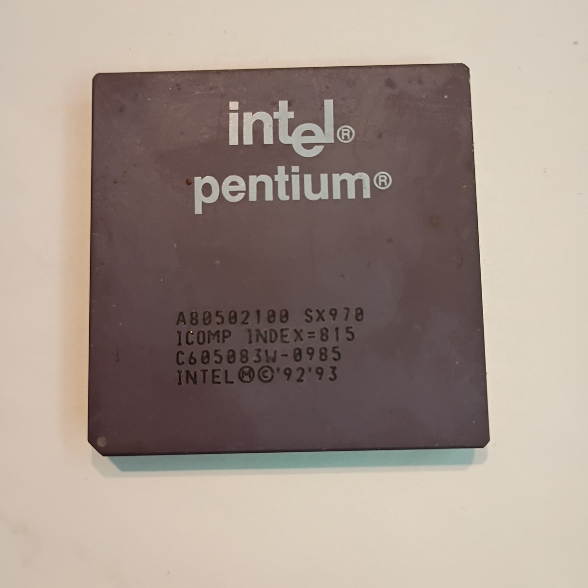 Intel P1 100 Mhz CPU Processor - A80502-100 SX970
