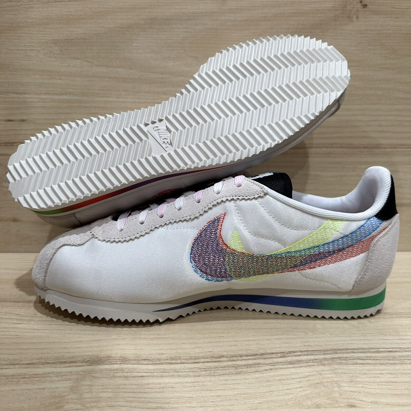 Nike Cortez BeTrue White Multicolor DR5491-100 Men's Shoes Size 10.5 11 11.5 13