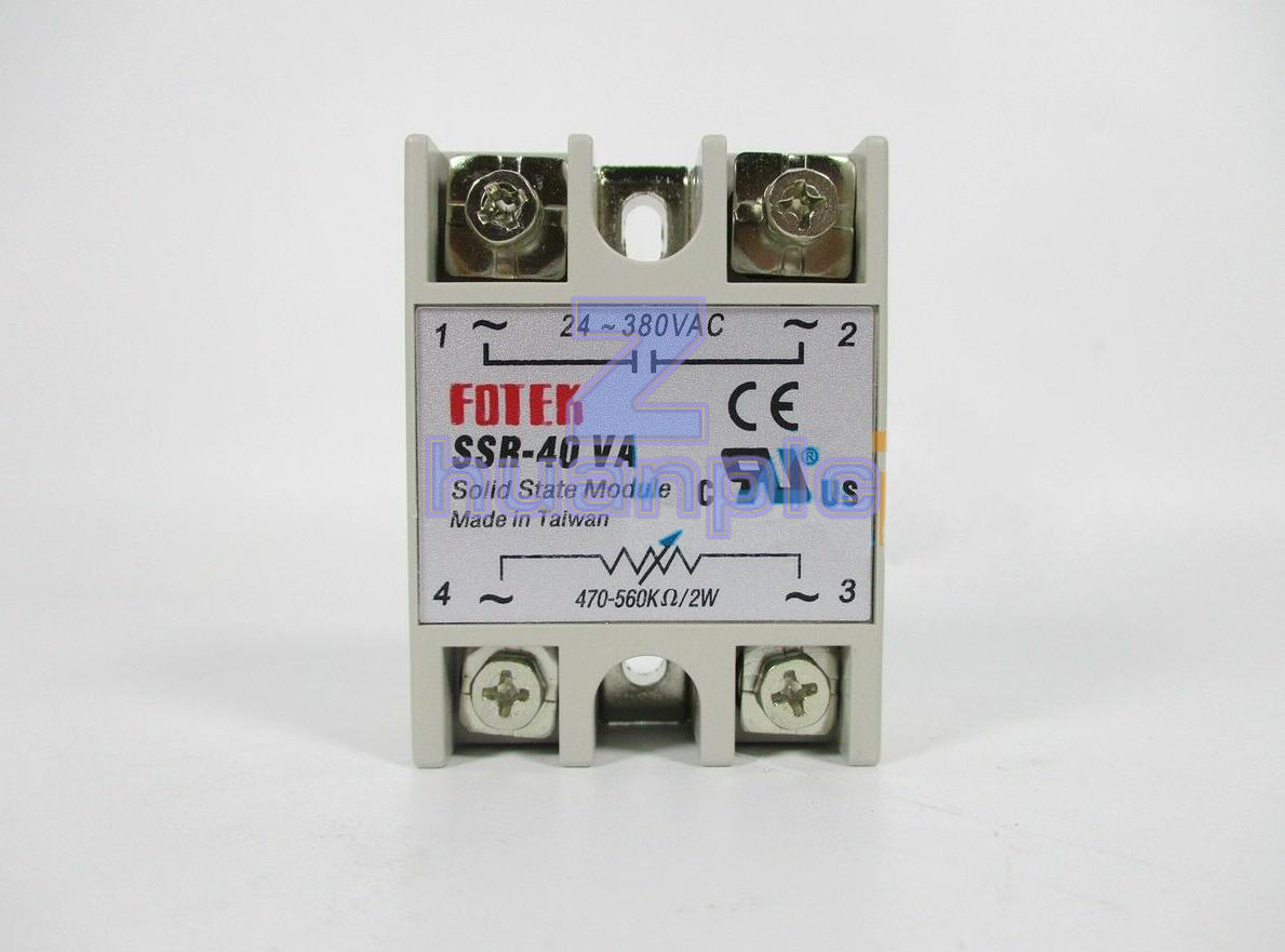 1PCS FOTEK Solid State Relay SSR-40VA AC 24-380V 40A NEW