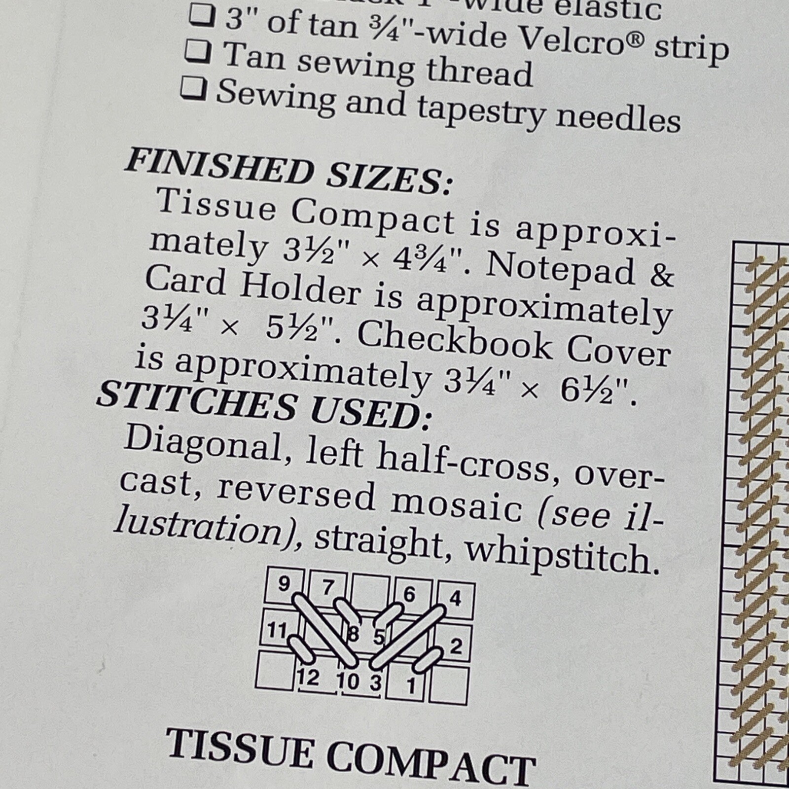 Southwest Set Notepad & Tissue & Checkbook Holder Annie's Plastic Canvas Pattern