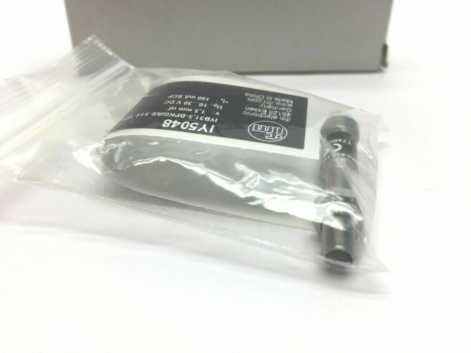 IFM IY5048 Proximity Sensor 10...30 DC New
